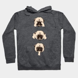 No Evil Pugs Hoodie